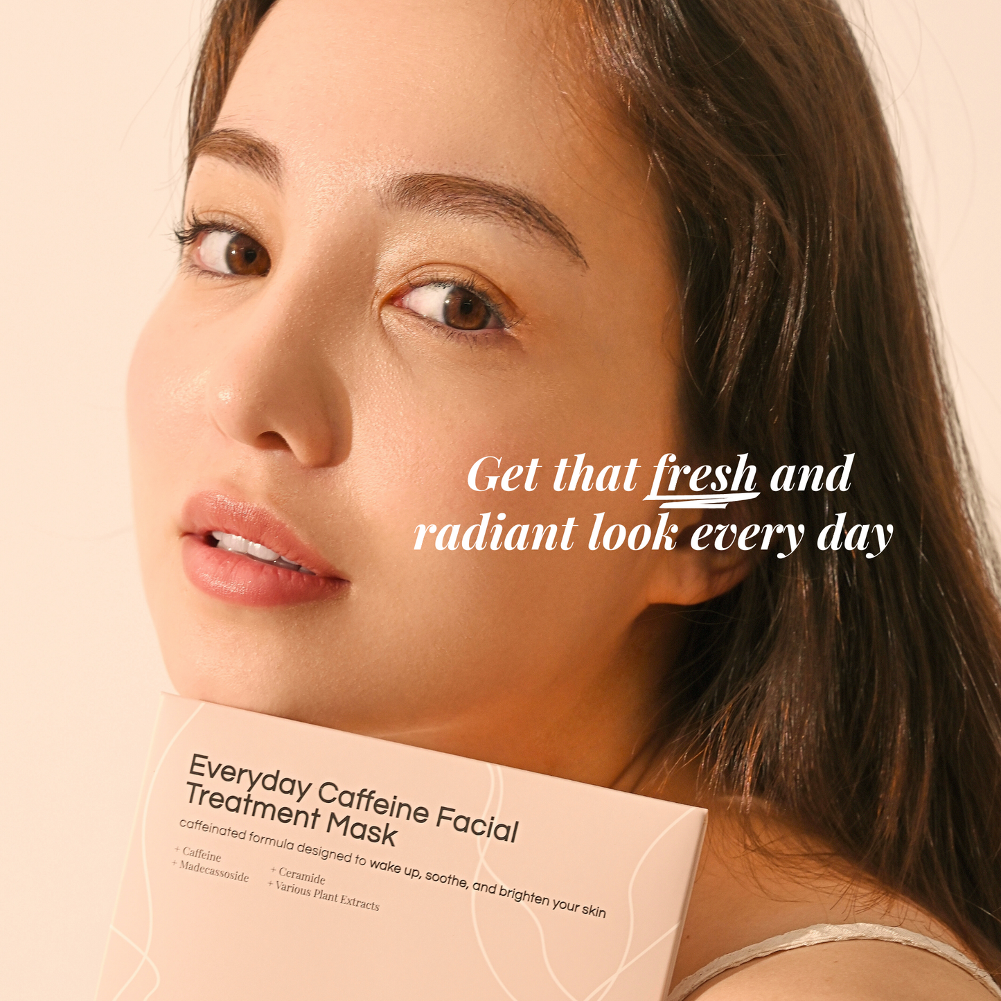 Everyday Caffeine Facial Treatment Mask, 3 sheets